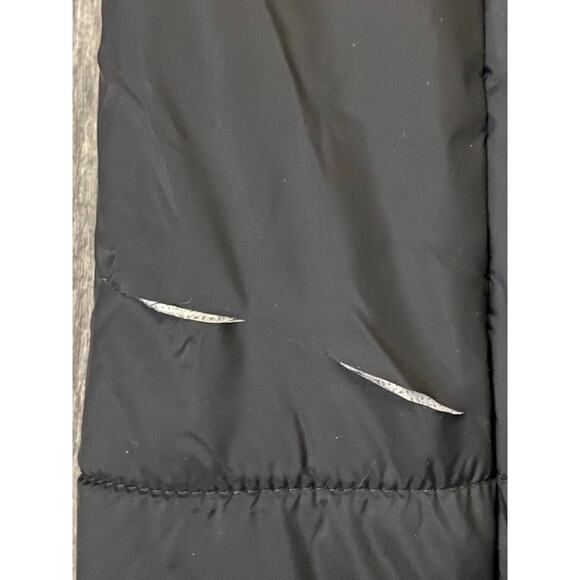 Banana Republic Women's Puffer Long Black Coat Size Large - Picture 5 of 6